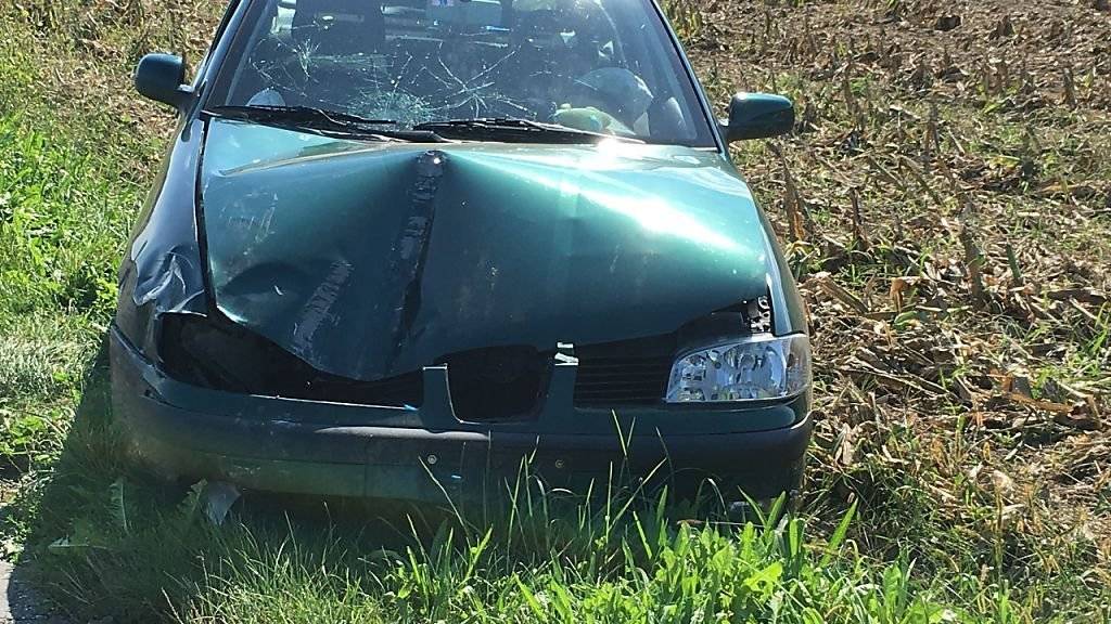 Der Fahrer dieses Autos kollidierte mit einer achtjährigen Velofahrerin, die danach im Spital starb.