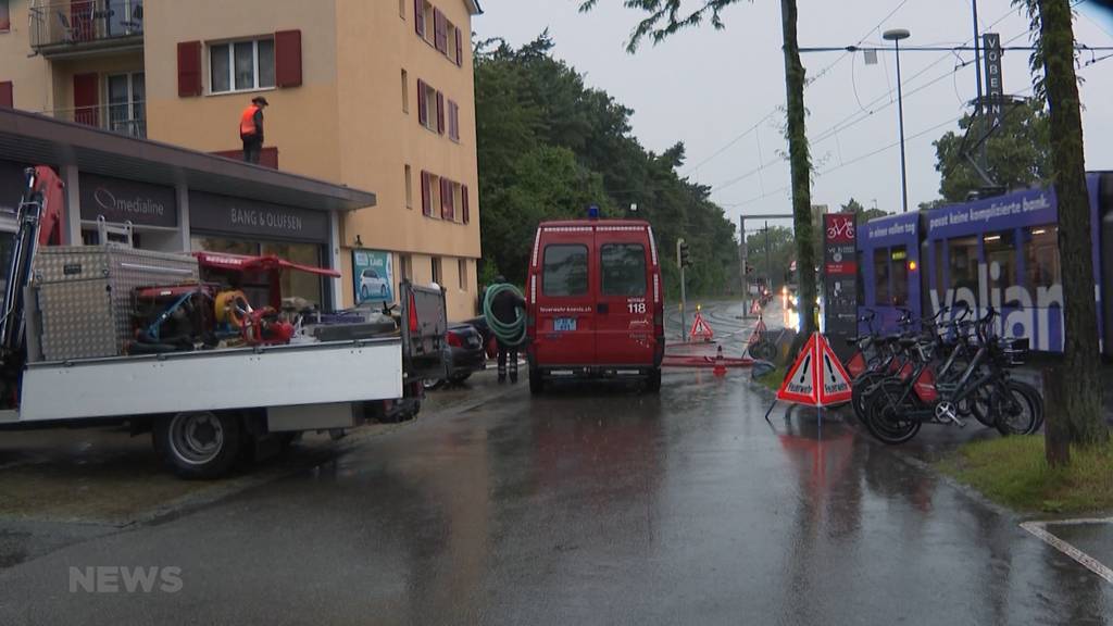 Heftige Gewitter: In Wabern läuft Wasser in die Keller