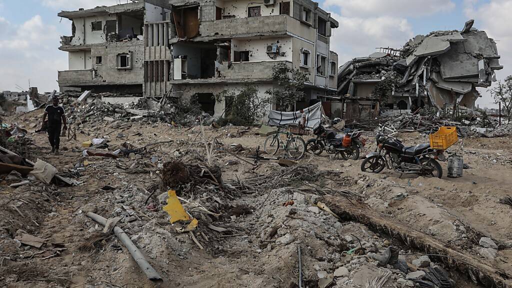 Ein zerstörtes Haus in Chan Junis. Foto: Abed Rahim Khatib/dpa