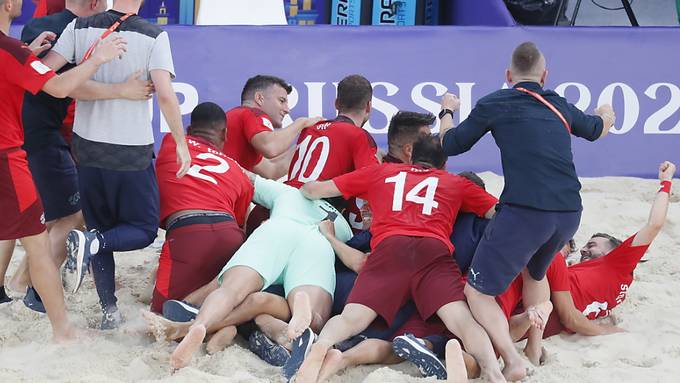 Zweite WM-Medaille für das Schweizer Beachsoccer-Nationalteam