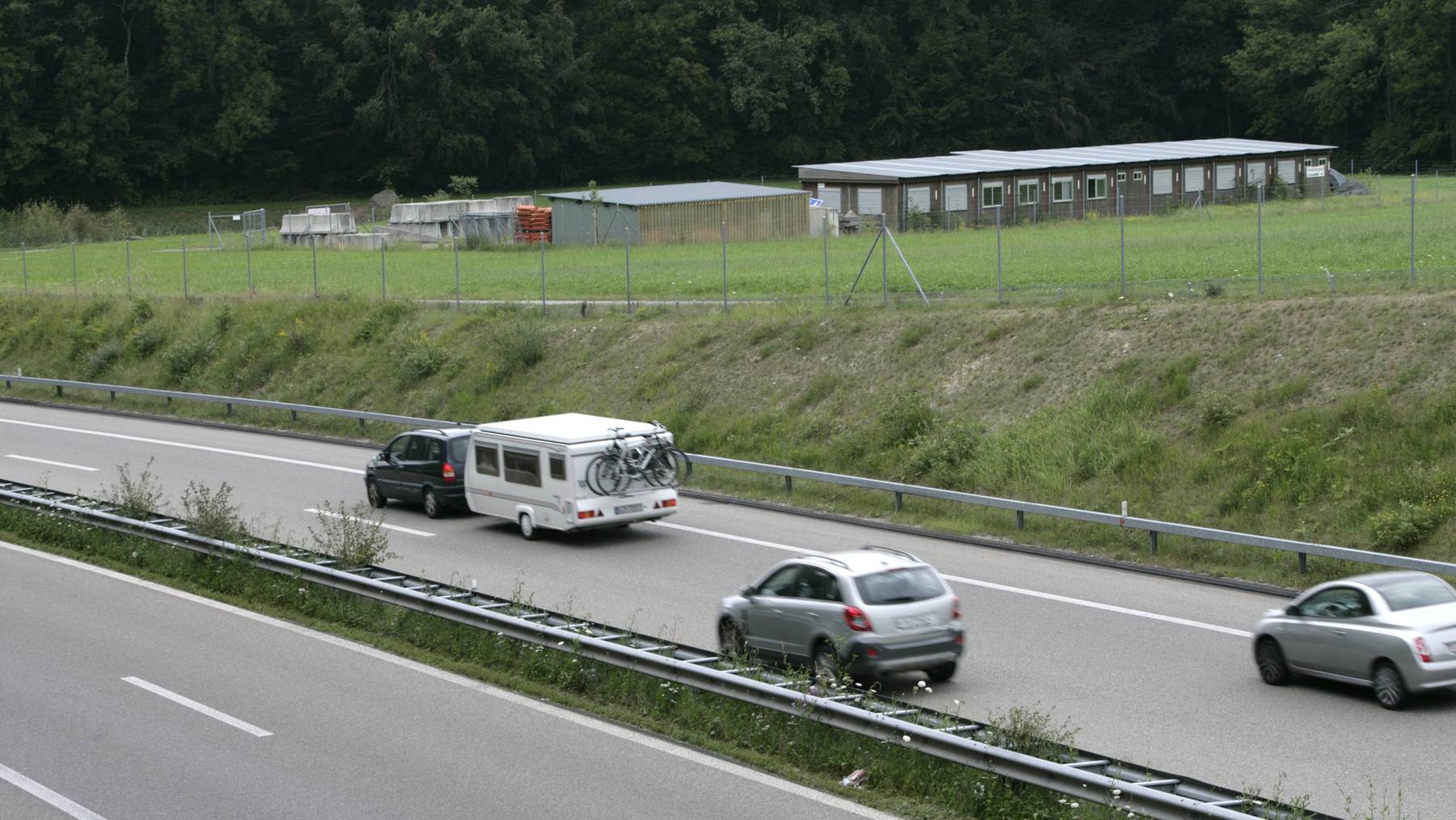 Der Autodieb flüchtete auf der A7 in Richtung Kreuzlingen. (Archivbild)