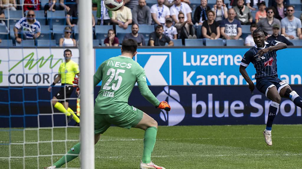 Lausannes Goalie Karlo Letica war immer zur Stelle, wenn es ihn brauchte