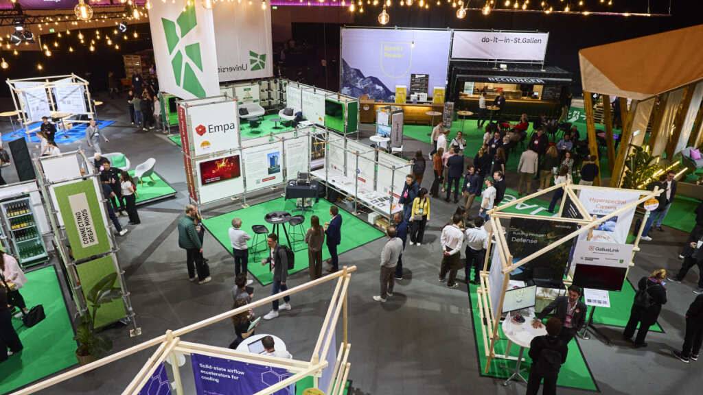 Der Kanton St. Gallen präsentiert sich auf der Startup-Messe mit dem Slogan «do it in St. Gallen».