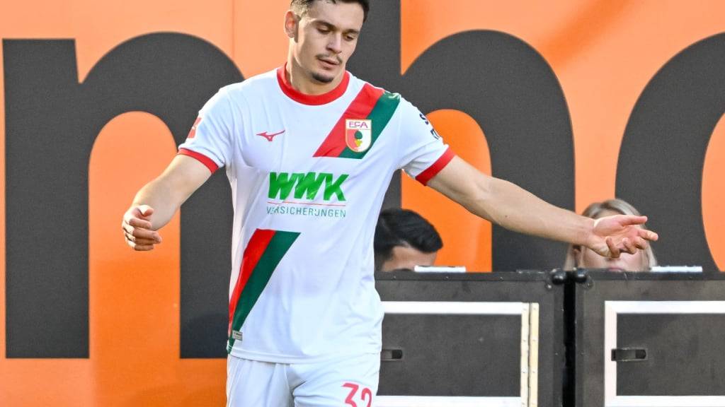 Ein Tor von Fabian Rieder war nicht genug für den Augsburger Sieg gegen Stuttgart