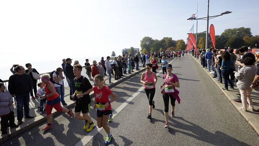 Der 3-Länder-Marathon fand bei Sonne und frischen Temperaturen  statt.
