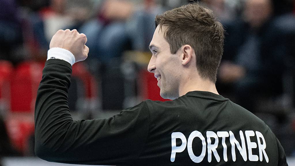 Matchwinner für die Schweiz: Goalie Nikola Portner mit 16 Paraden