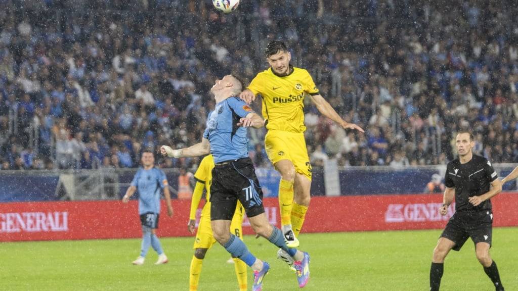 Die Young Boys (Armin Gigovic) wollen Slovan Bratislava auch im Playoff-Rückspiel auf Distanz halten