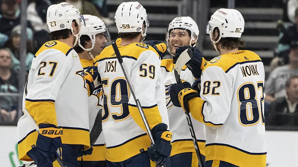 Die Nashville Predators sind auch dank Roman Josi gut auf Kurs Richtung Playoffs