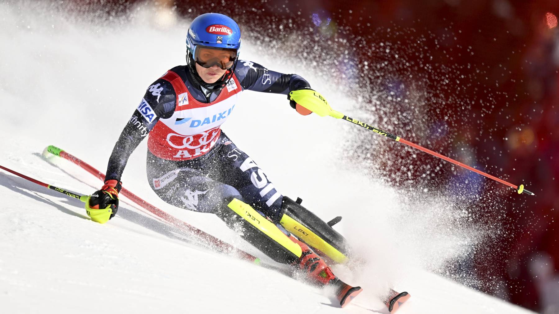 Mikaela Shiffrin sichert sich mit dem Slalom-Triumph in Are ihren 87. Weltcupsieg und ist damit alleinige Rekordhalterin.