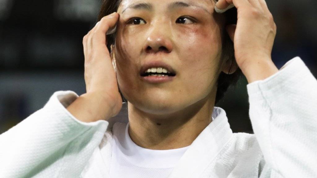Haruka Tachimoto holte Gold für Japan im Limit bis 70 kg