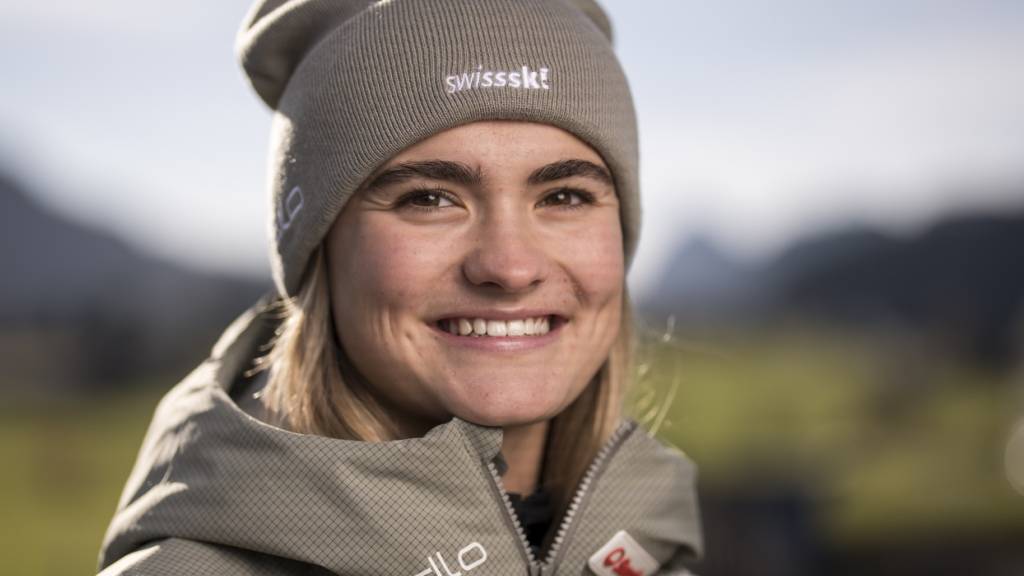 Sina Arnet lächelt in die Kamera: Die Olympiasaison ist ihr bislang nach Wunsch geglückt