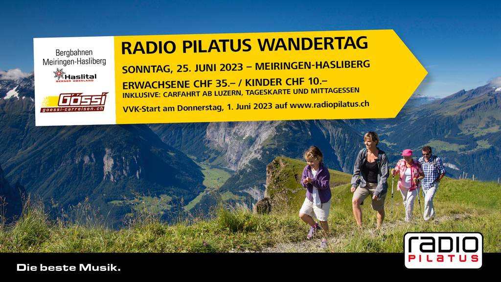 Radio Pilatus Wandertag Hasliberg