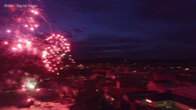 Impressionen vom Feuerwerk in Neuhausen