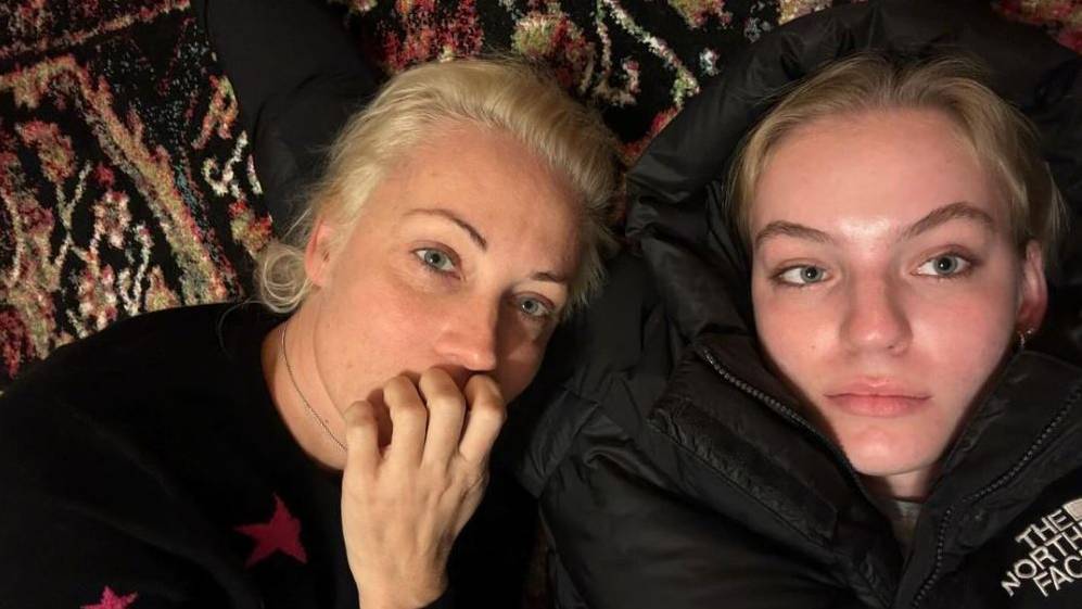 Frau und Tochter von Nawalny