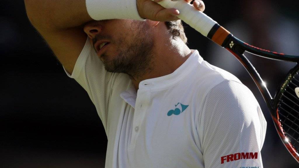 Seit Wimbledon ausser Gefecht: Stan Wawrinka musste sich einer Operation am Knie unterziehen
