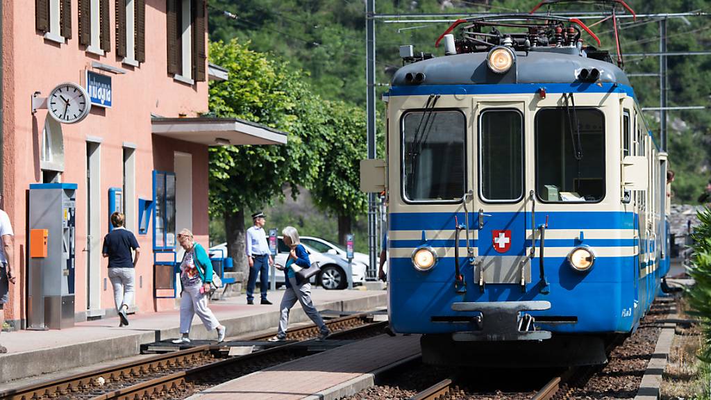 Die Centovallibahn feiert am heutigen Samstag ihren 100. Geburtstag. (Archivbild)