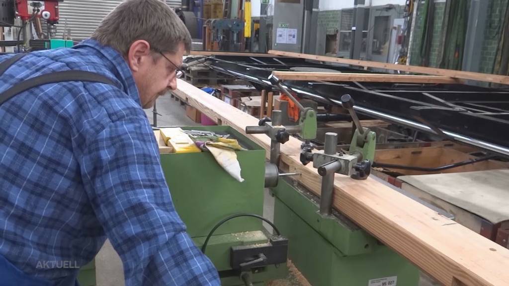Bähnler-Leidenschaft: Ein Aarauer Verein bringt in der Werkstatt historische Dampfbahn-Wagen auf Vordermann