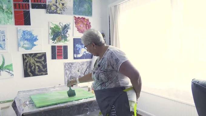 «Das Malen ist mein Ein und Alles» – Yvonne zeigt ihr künstlerisches Zuhause