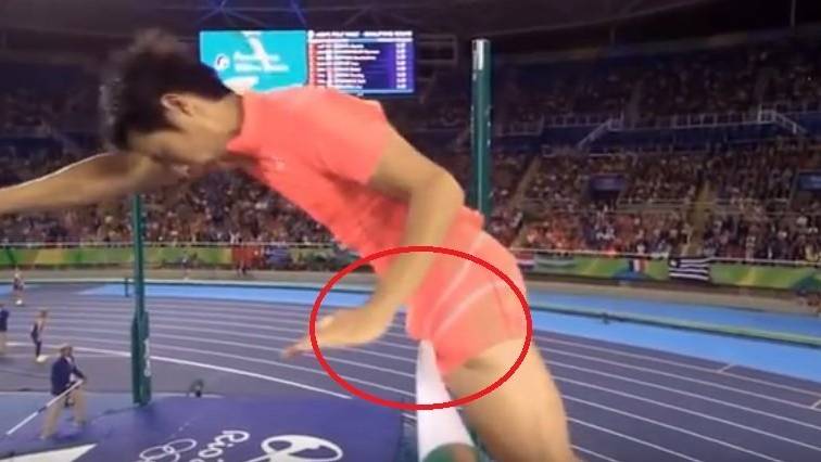 Der verhängnisvolle Moment eines Olympia-Athleten.