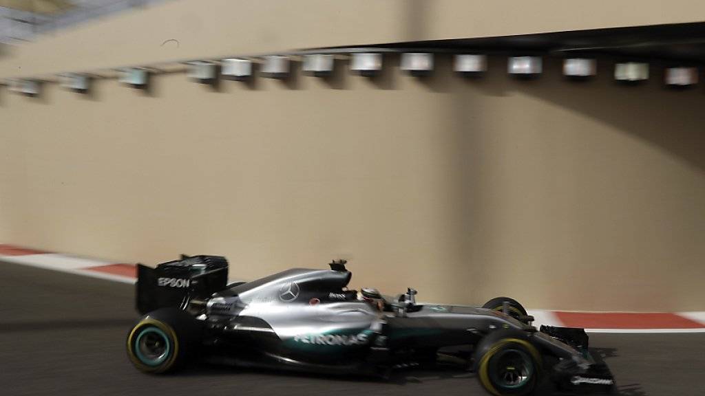 Boxenausfahrt für Lewis Hamilton: In Abu Dhabi führt diese durch einen Tunnel