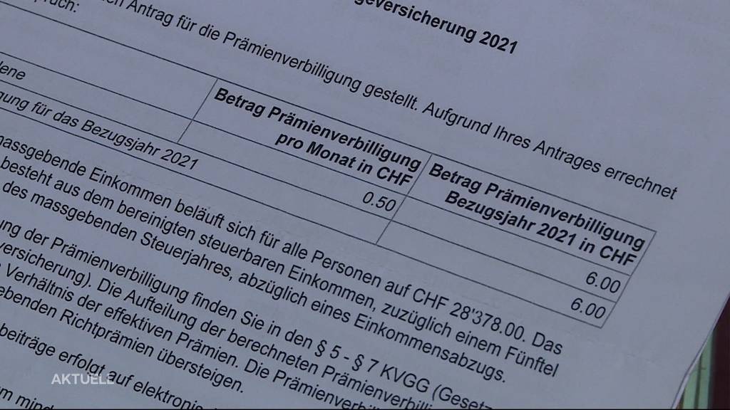 Verärgerte Kundin: Riesiger Aufwand für 50 Rappen Prämienverbilligung pro Monat