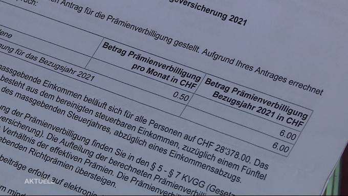 Verärgerte Kundin: Riesiger Aufwand für 50 Rappen Prämienverbilligung pro Monat