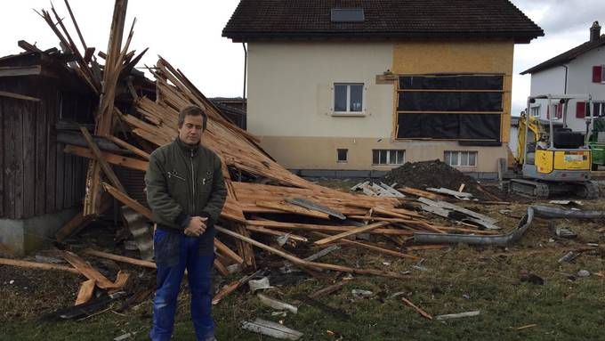 Sturm sorgt für grossen Schaden