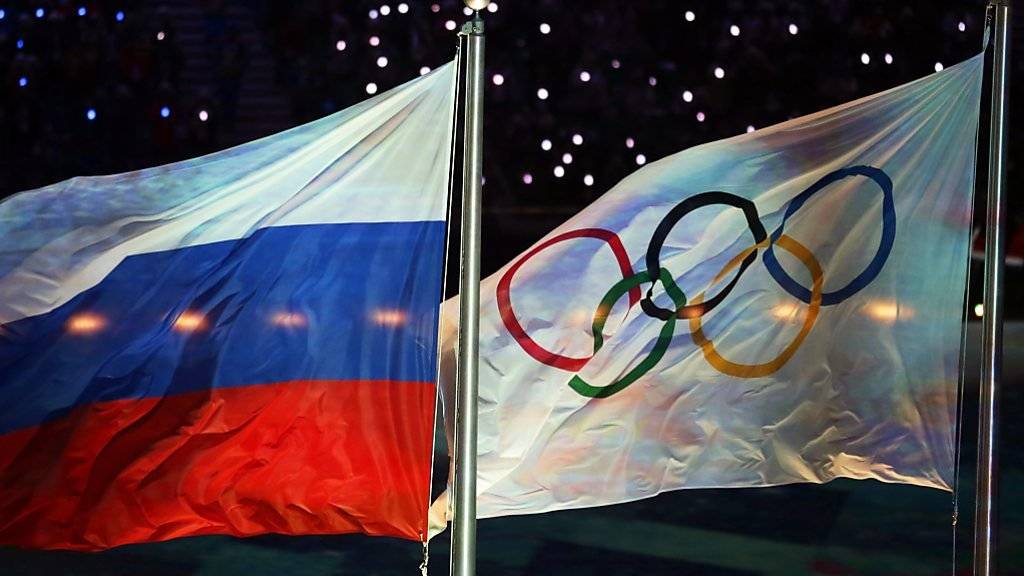Die russische Flagge wird an den Olympischen Spielen 2018 nicht zu sehen sein