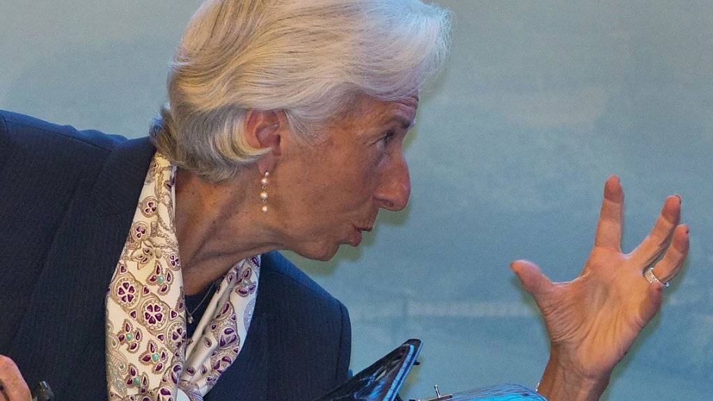 IWF-Chefin Christine Lagarde fordert höhere Ausgaben für Forschung beim Symposium am Rande des G20-Treffens im chinesischen Chengdu.