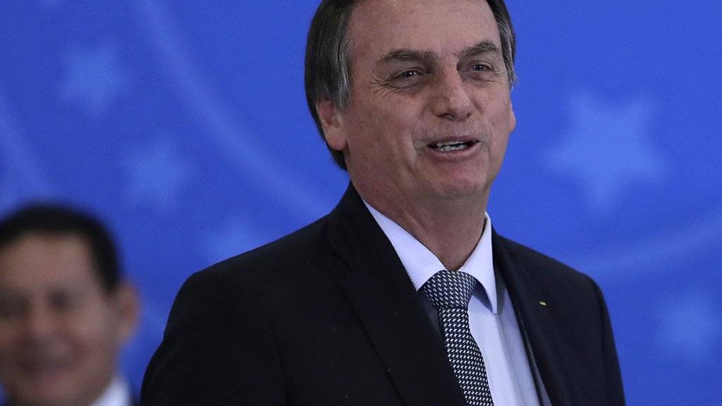 Strategischer Schachzug oder Vetterliwirtschft: Brasiliens Präsident Jair Bolsonaro will eines seiner Kinder zum Botschafter des Landes in den USA machen. (Archivbild)
