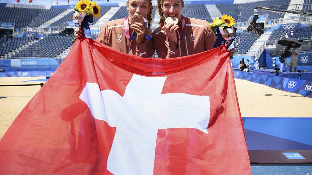 Was als Experiment begann, endete für Joana Heidrich (rechts) und Anouk Vergé-Dépré mit Olympia-Bronze