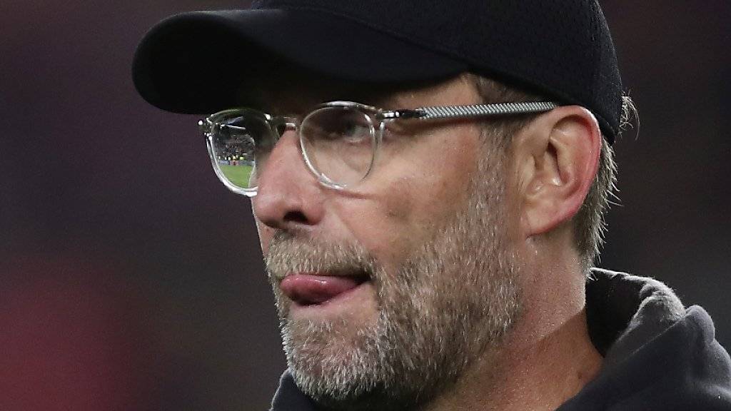 Liverpools Coach Jürgen Klopp bringt das 0:3 in Barcelona nicht ins Grübeln