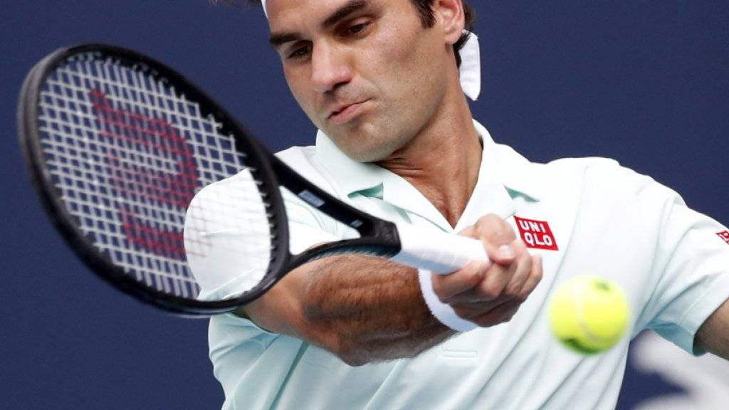 Vom Tennis- in den richtigen Zirkus: Roger Federer.