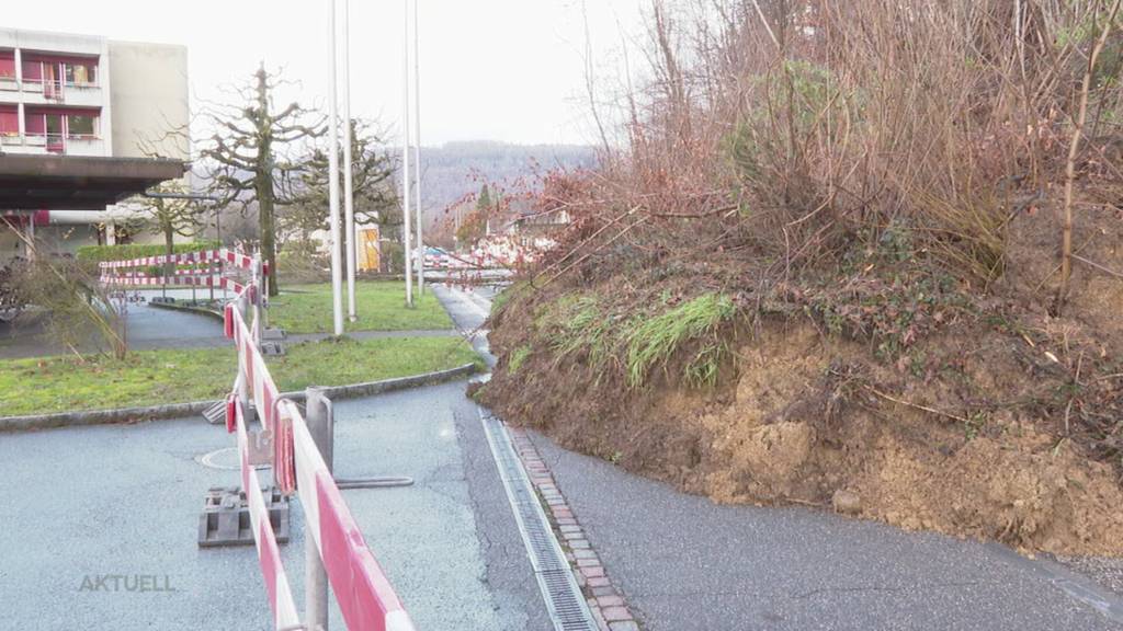 Hangrutsch: In Rothrist wird die Hauptstrasse bereits zum zweiten Mal verschüttet