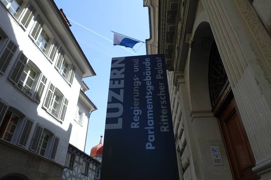 Das Luzerner Regierungs- und Parlamentsgebäude.