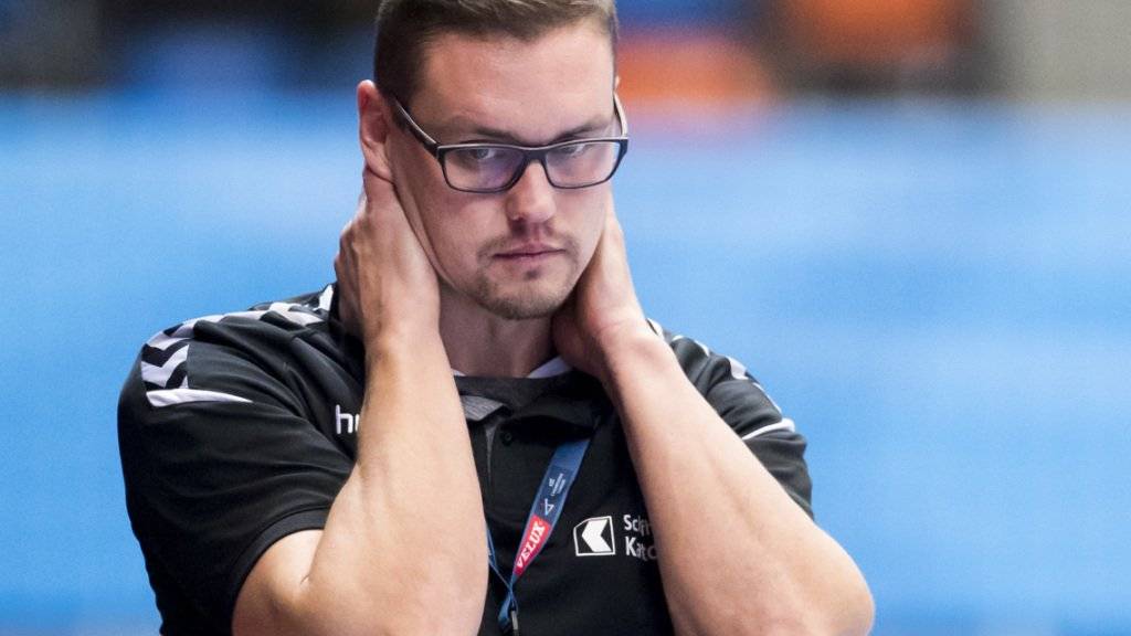 Kadetten-Coach Peter Kukucka zeigt sich ob der Niederlage enttäuscht