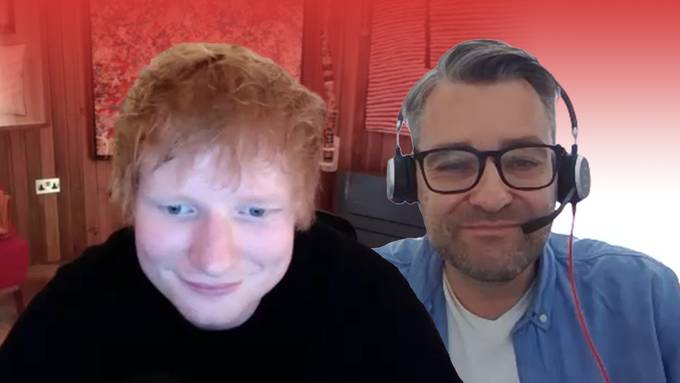 Mit Ed Sheeran über seine neue Single reden? Nicht so einfach