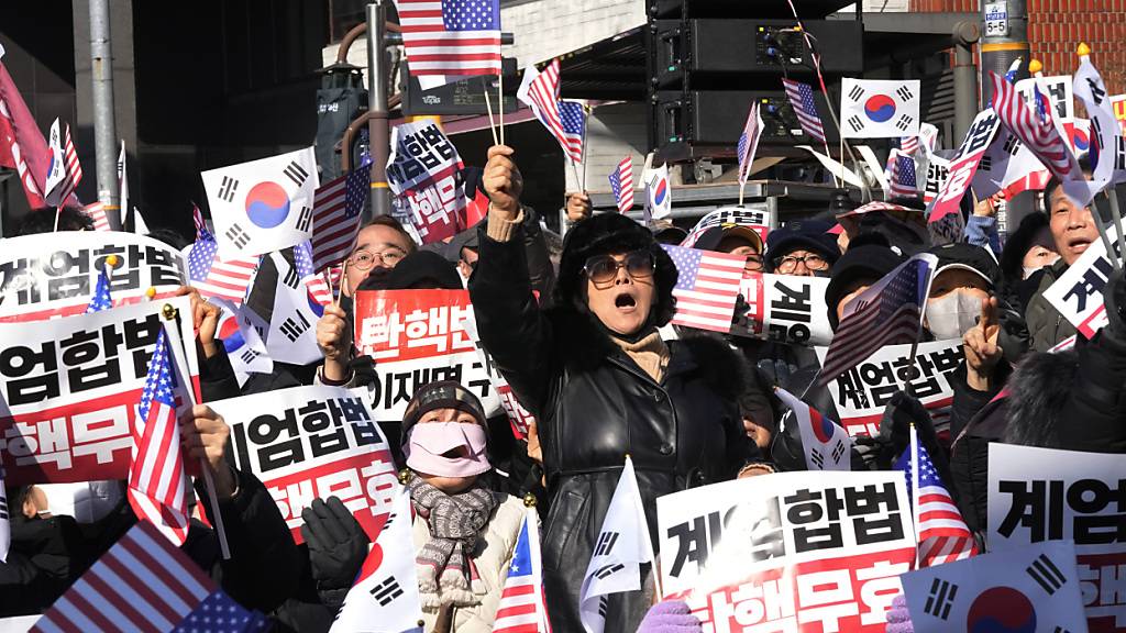Südkorea: Anhänger Yoons wollen Festnahme verhindern