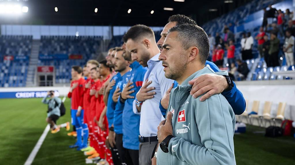 Das U21-Nationalteam mit Trainer Sascha Stauch steht vor den entscheidenden Phase der EM-Qualifikation