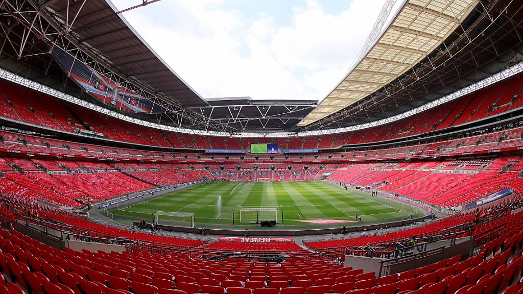 Das Wembley-Stadion in London ist am 11. Juli Schauplatz des EM-Finals