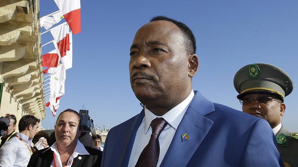 Der Präsident Nigers, Mahamadou Issoufou, informierte am Donnerstag über einen vereitelten Putsch in seinem Land. (Archivbild)
