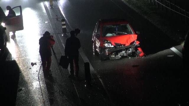 A6 gesperrt wegen Auffahrunfall