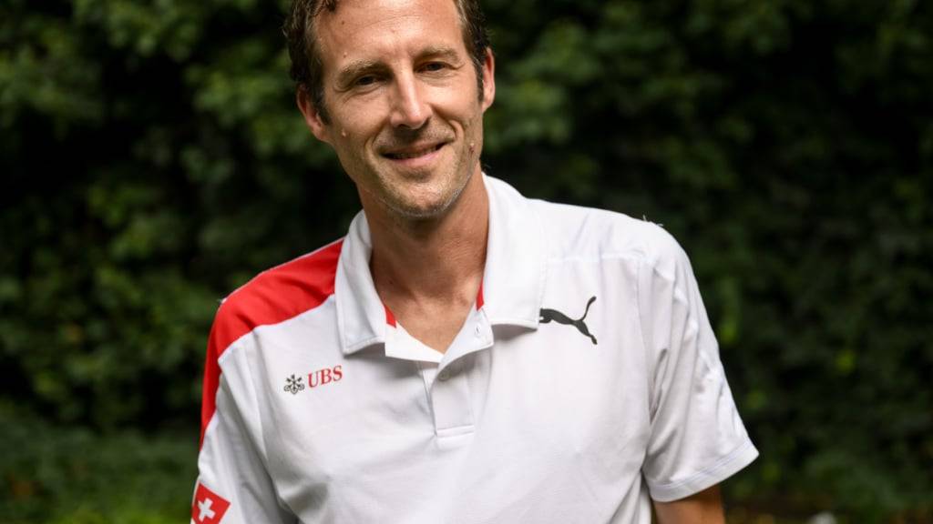 Philipp Bandi, Chef Leistungssport Swiss Athletics, gibt am Medientag Auskunft