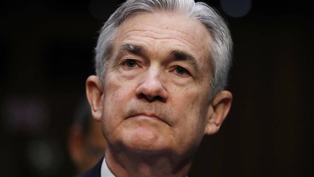 Der neue Fed-Chef Jerome Powell, seit Februar im Amt, hebt den Leitzins um 0,25 Punkte. (Archiv)