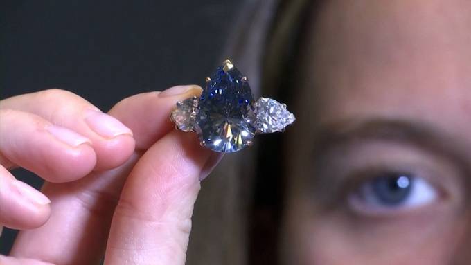 Dieser Diamant soll in Genf für 45 Millionen Franken versteigert werden