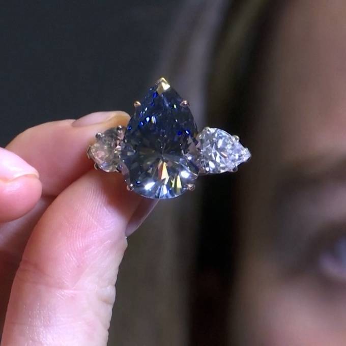 Dieser Diamant soll in Genf für 45 Millionen Franken versteigert werden
