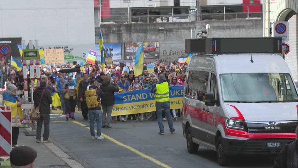 Ukraine-Demo in Bern