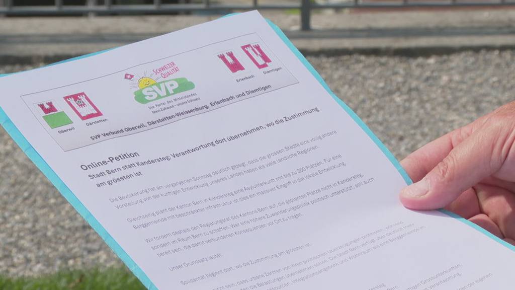 SVP will Asylunterkunft Kandersteg in die Stadt verlegen