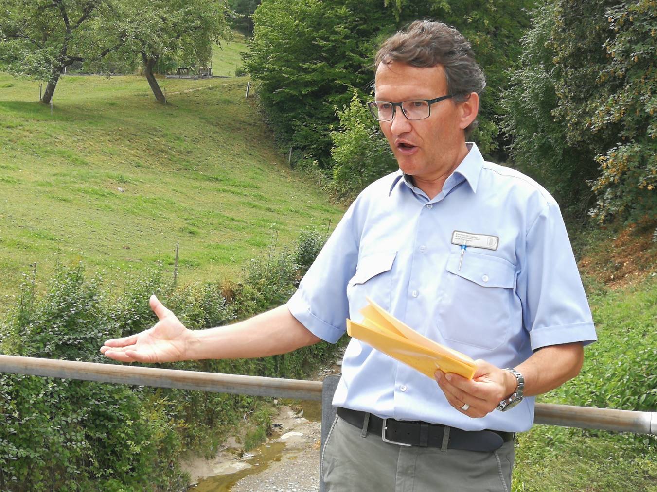 «Es tut mir weh, wenn ich tote Fische sehe.» Christoph Birrer, Leiter Amt für Natur, Jagd und Fischerei.