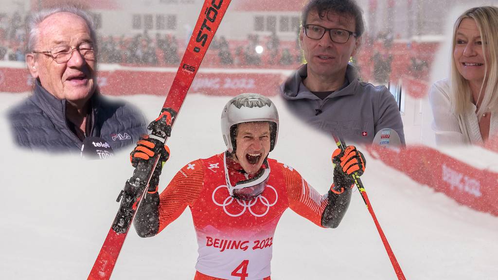 So freuen sich Familie und Fans von Marco Odermatt über die Goldmedaille